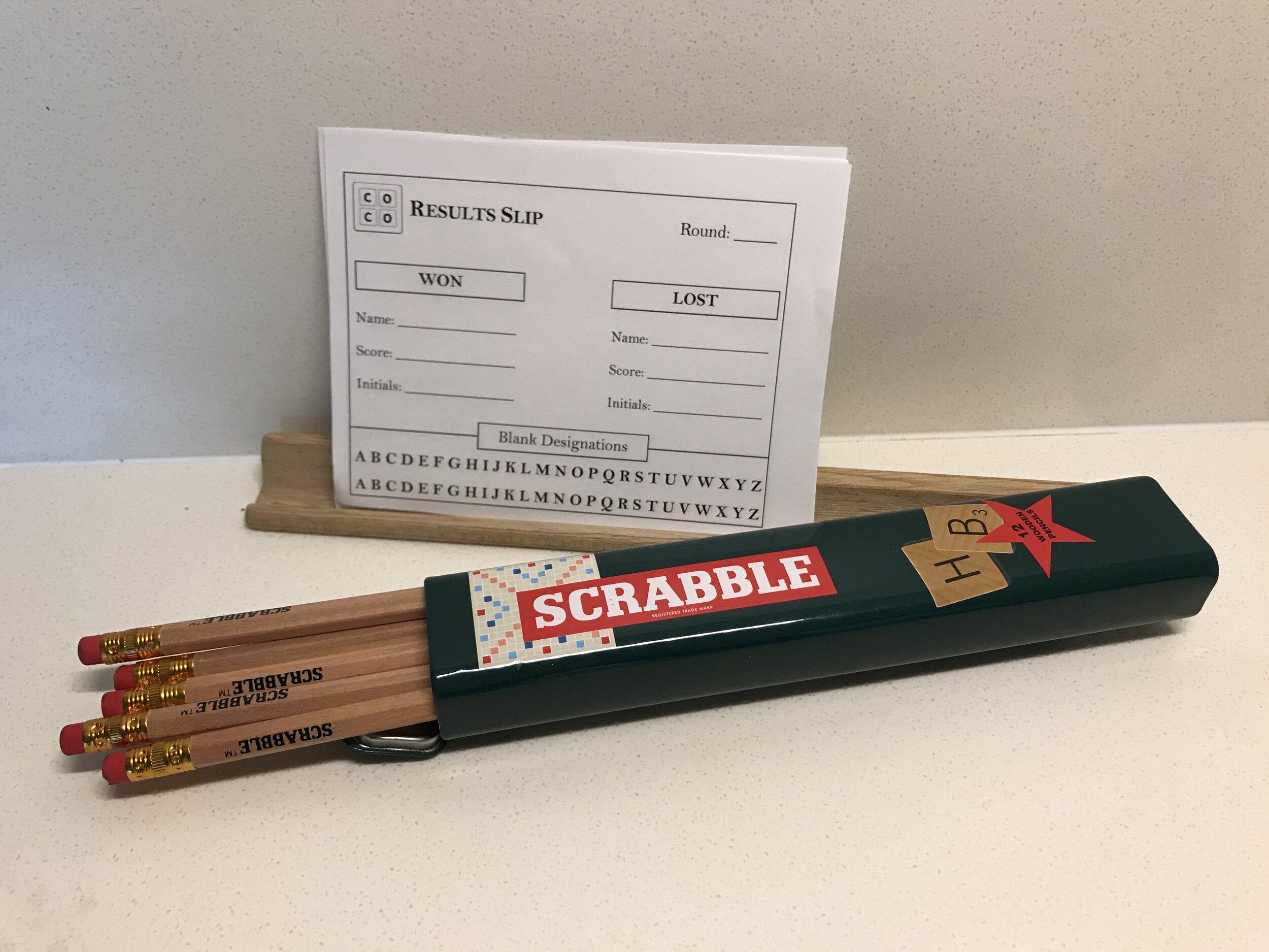 TOURNAMENT MATERIALSWESPA Rules, combo results slips and blank designation sheets, and score sheets